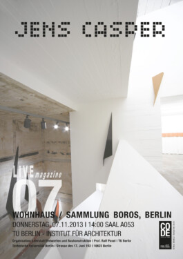 CODE | Prof. Ralf Pasel | TU Berlin | Institut für Architektur