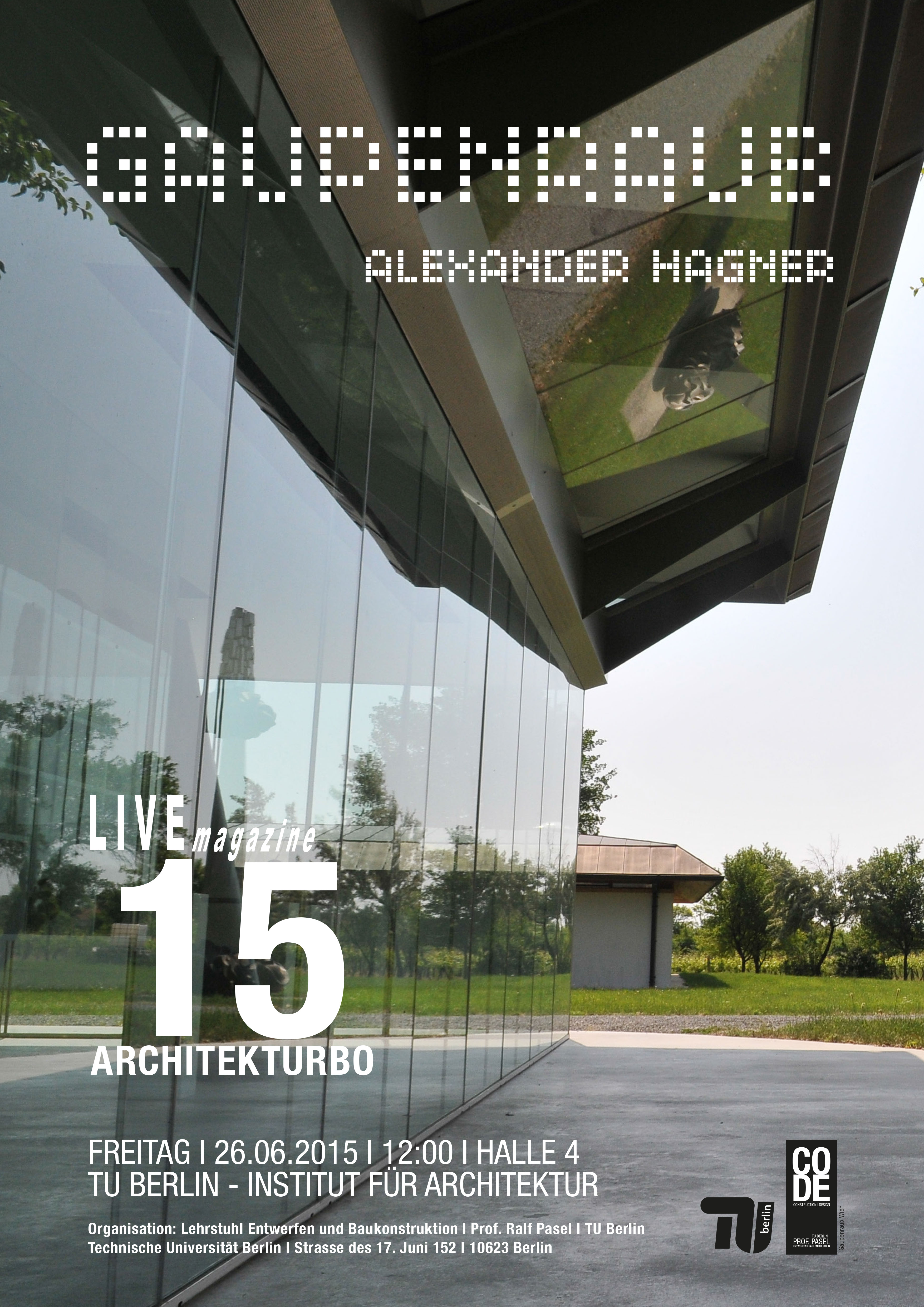 CODE | Prof. Ralf Pasel | TU Berlin | Institut für Architektur