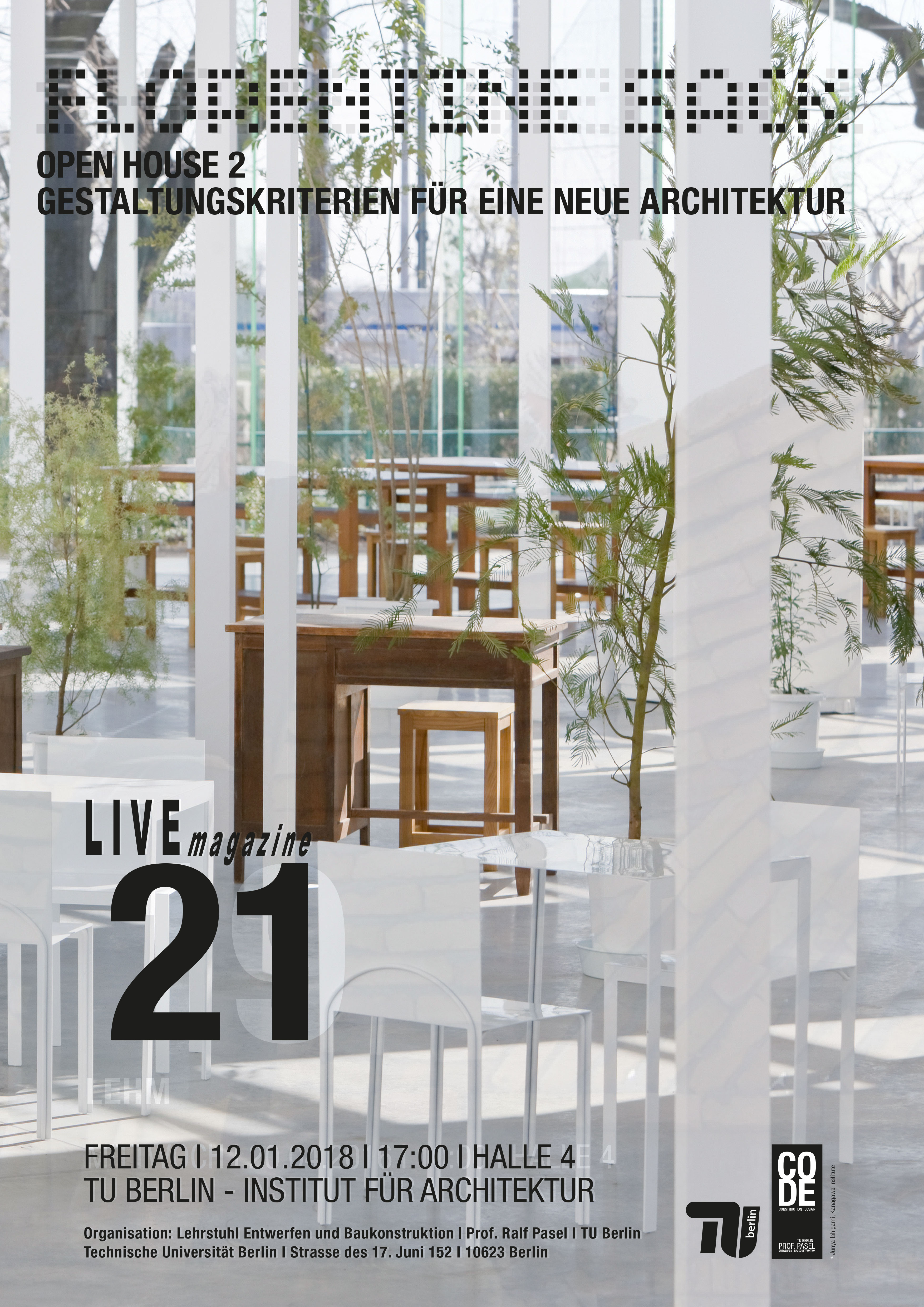 CODE | Prof. Ralf Pasel | TU Berlin | Institut für Architektur