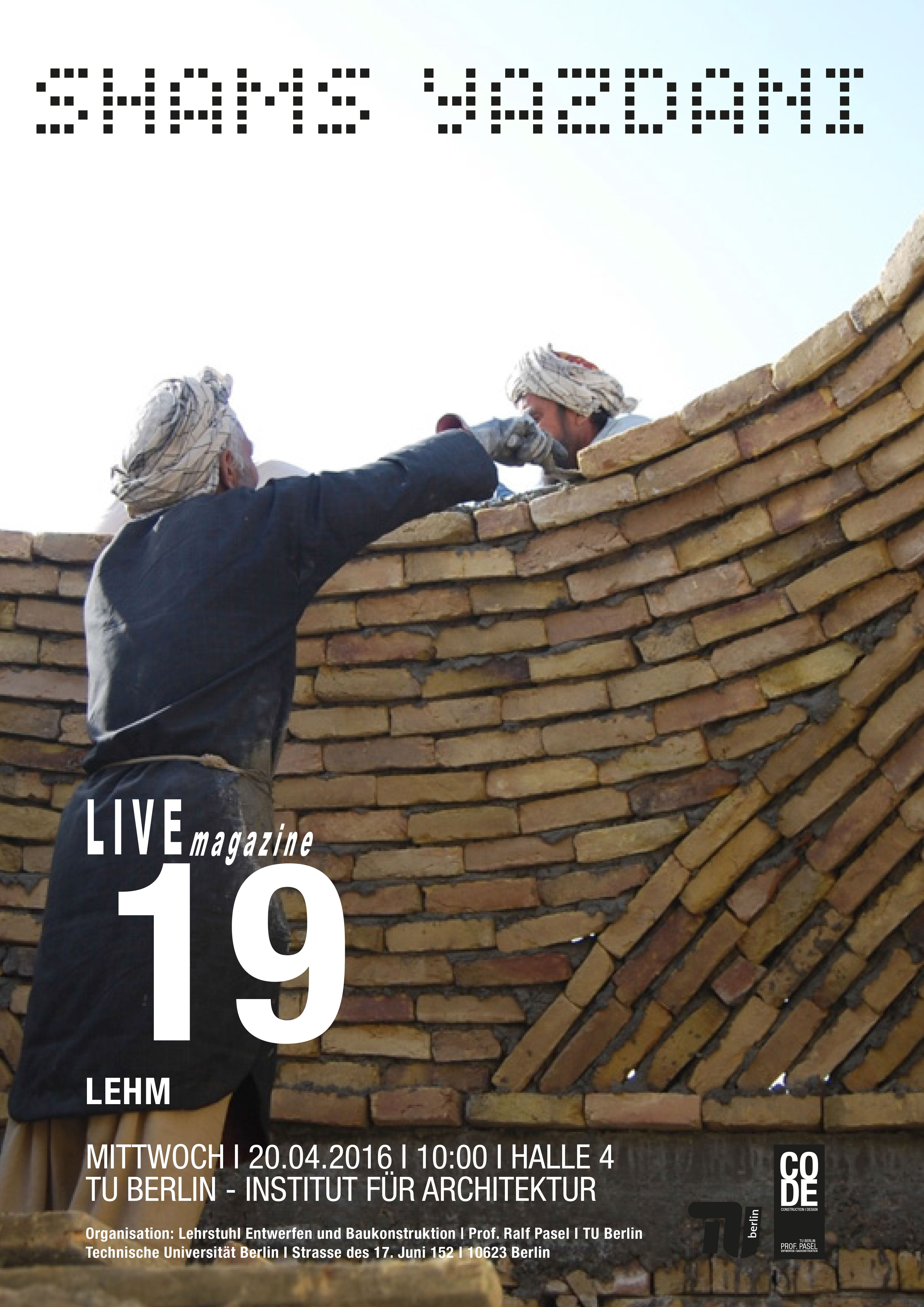 CODE | Prof. Ralf Pasel | TU Berlin | Institut für Architektur